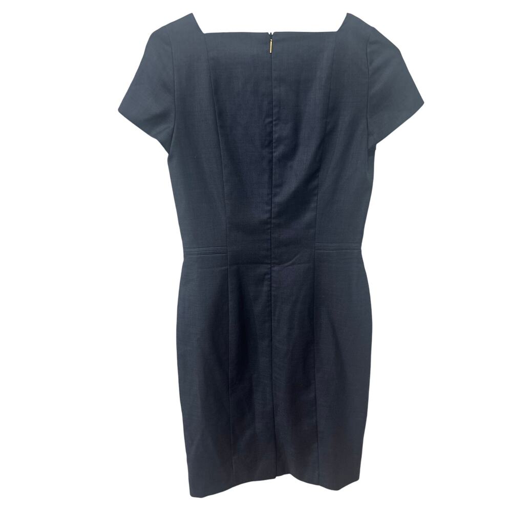 NWT Hugo Boss Dasoni midi dress navy blue size 2 - Picture 4 of 6